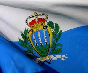 yapboz San Marino bayrağı